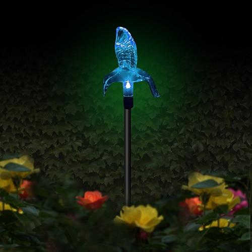 Sol-LED-Havelamper "farverige Fluer"