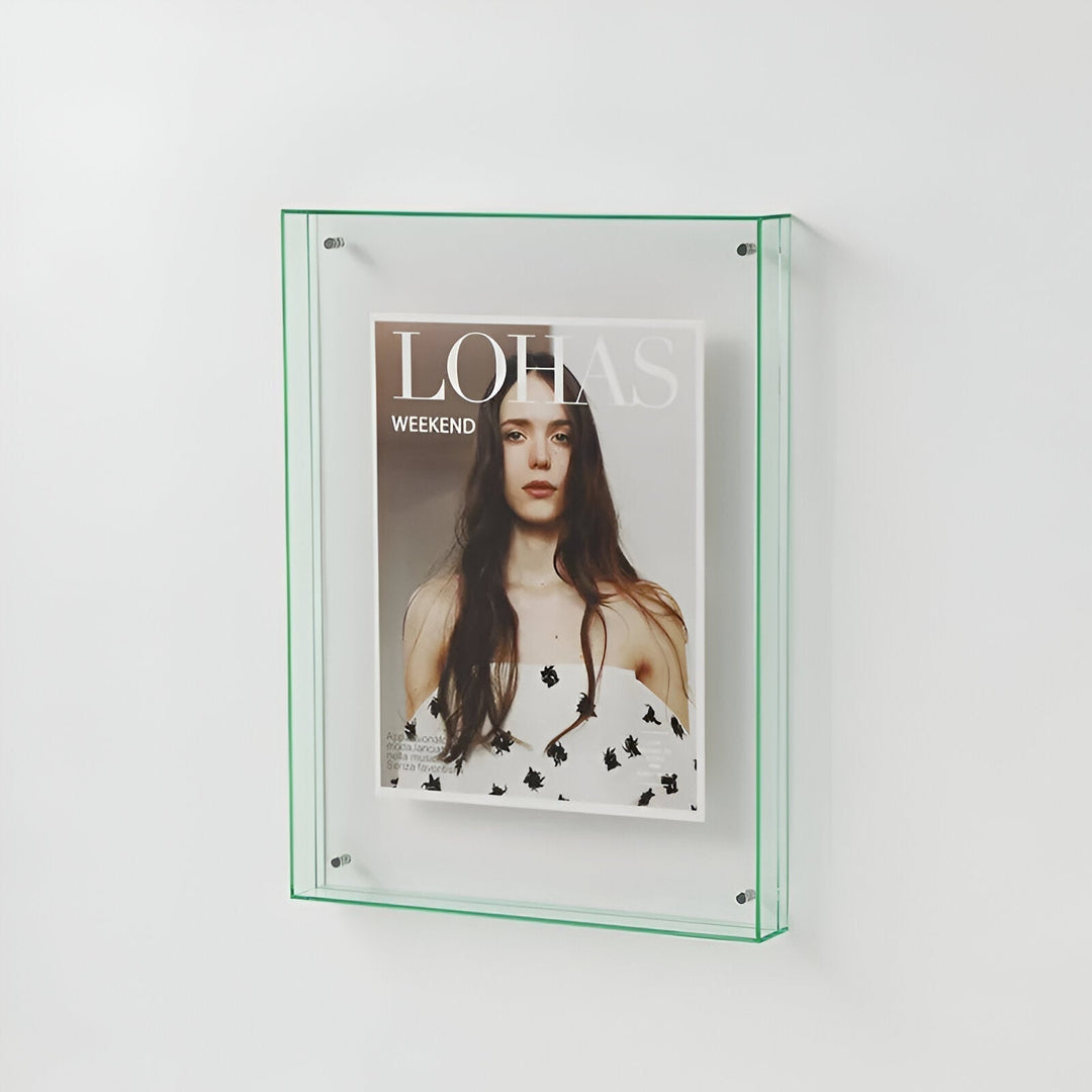 farvet transparent akrylramme til moderne displays