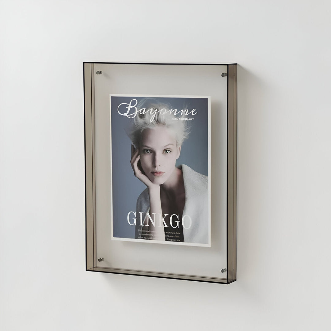 farvet transparent akrylramme til moderne displays