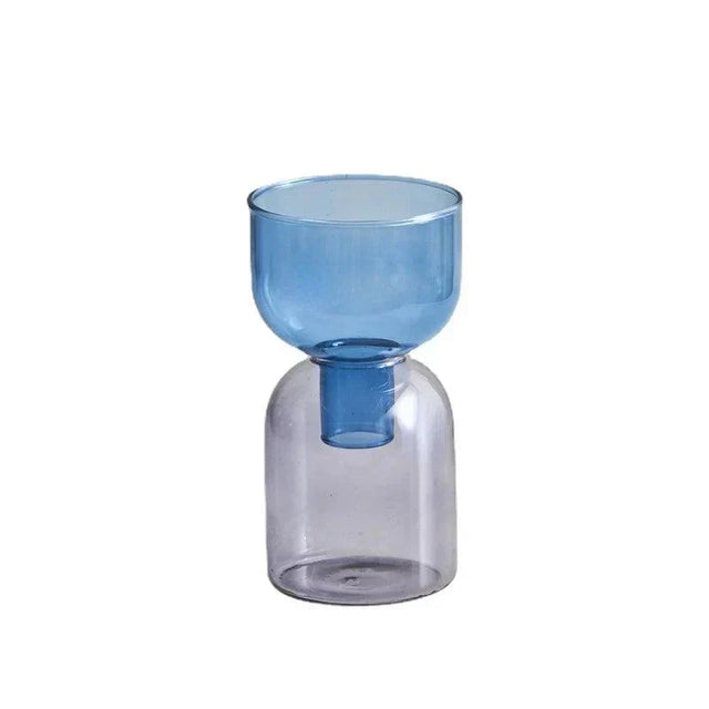 Glas Flaskehals To-delt Vase