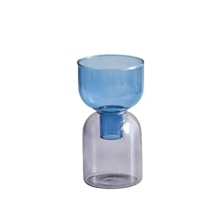 Glas Flaskehals To-delt Vase