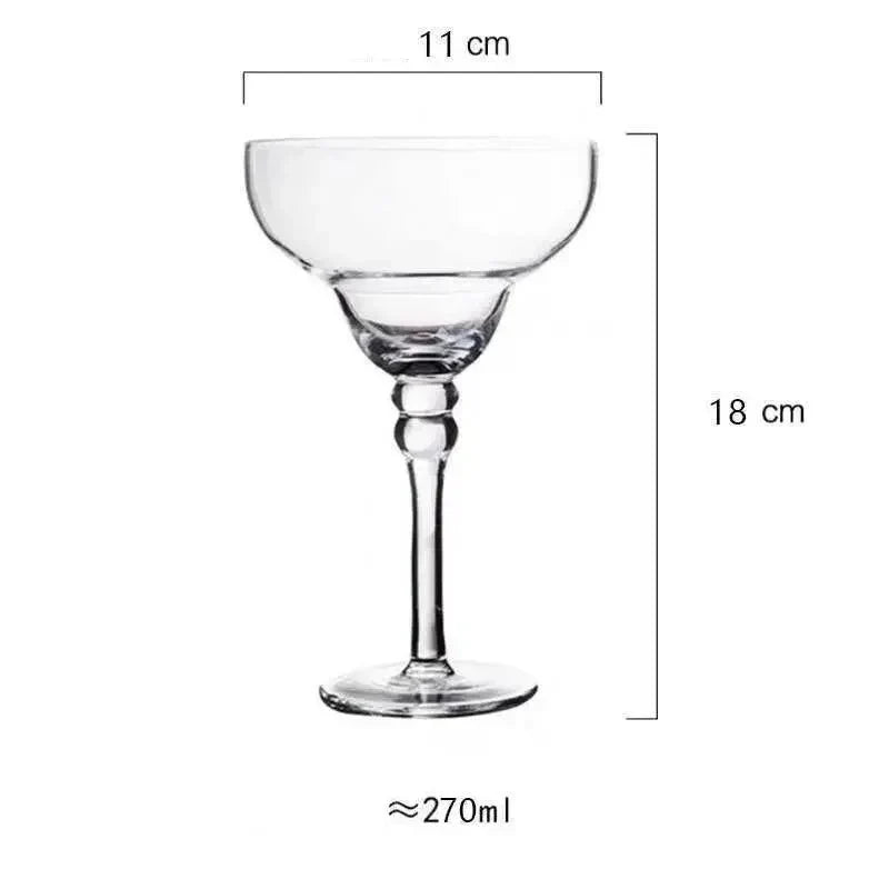 farverig Margarita Cocktailglas