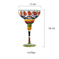farverig Margarita Cocktailglas