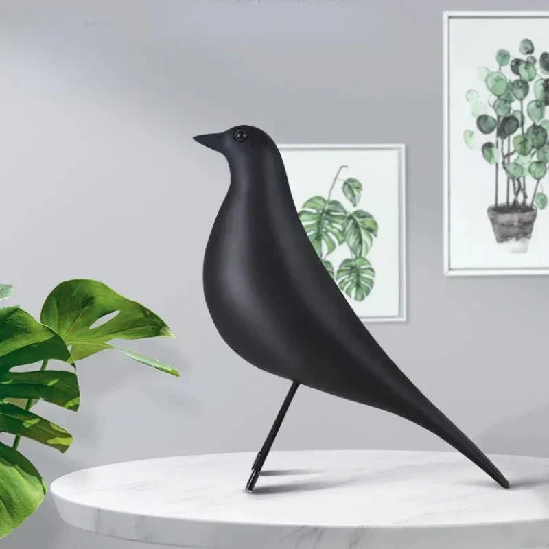 farverig nyheds fuglehus ornament
