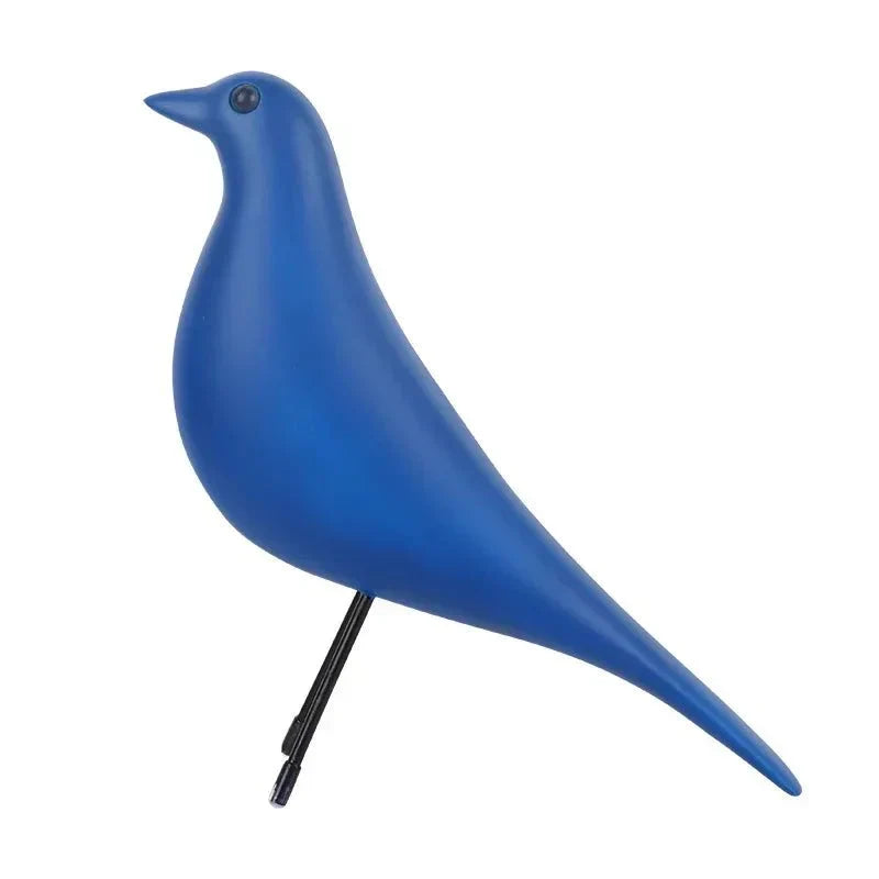 farverig nyheds fuglehus ornament
