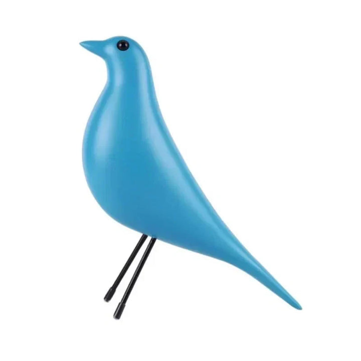farverig nyheds fuglehus ornament