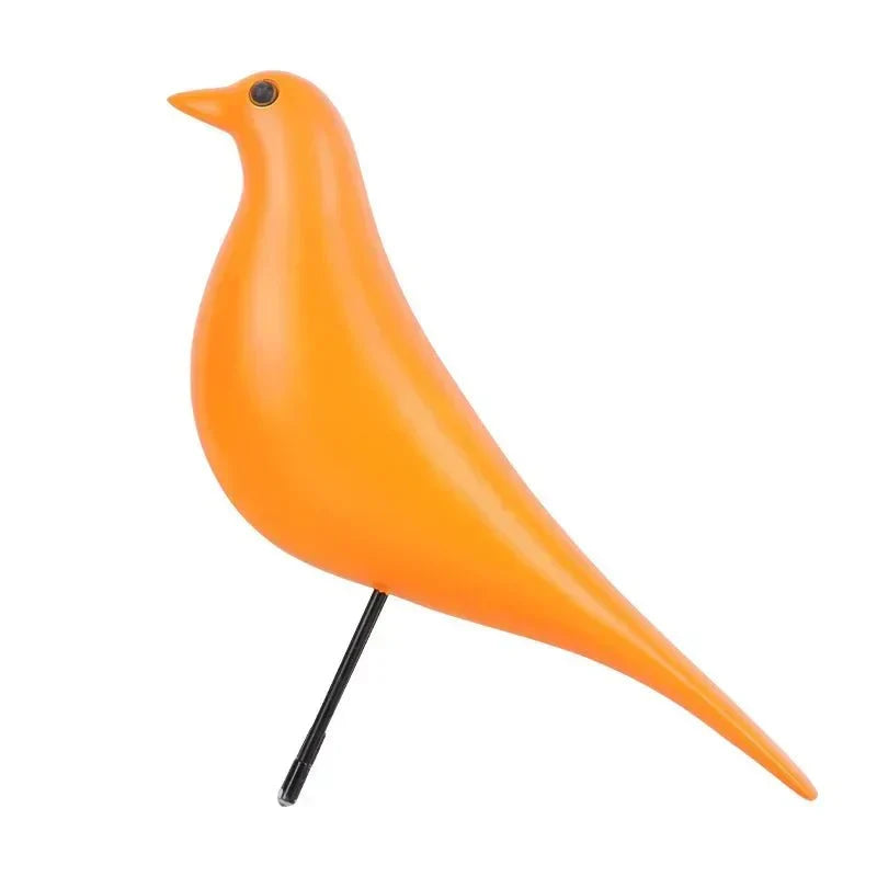 farverig nyheds fuglehus ornament