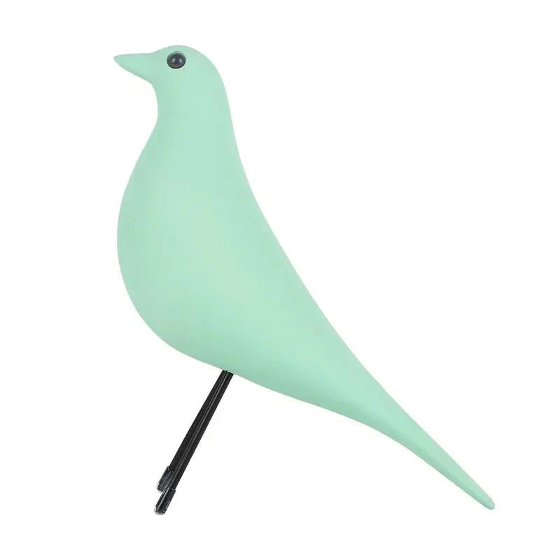 farverig nyheds fuglehus ornament