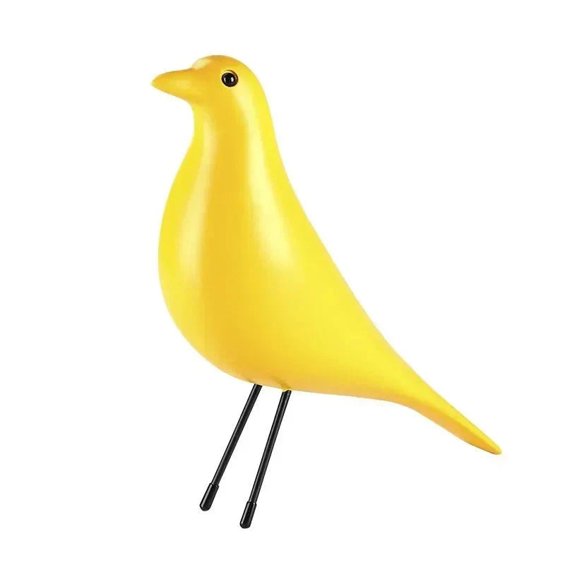 farverig nyheds fuglehus ornament
