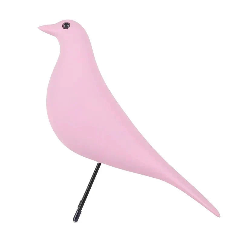 farverig nyheds fuglehus ornament