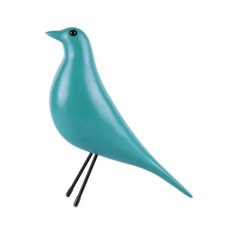 farverig nyheds fuglehus ornament