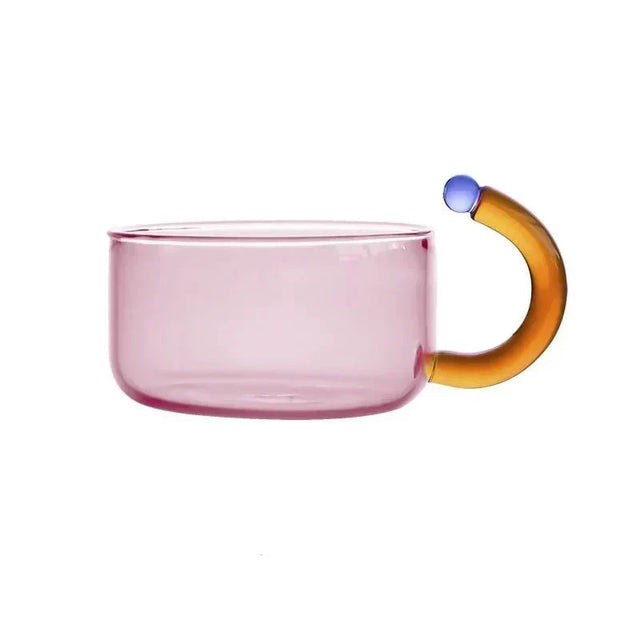 Kontrastfarvet Glasteapot Set – Stilfuldt & Varmebestandigt Design