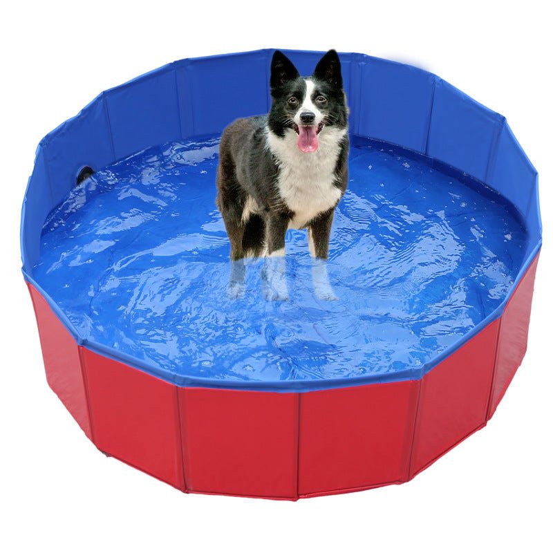 QUICKDIP Sommer – 80 cm Bærbar Hundebad og Kølemåtte