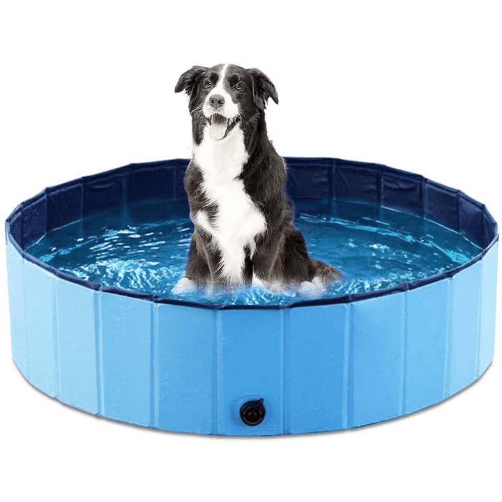 QUICKDIP Sommer – 80 cm Bærbar Hundebad og Kølemåtte