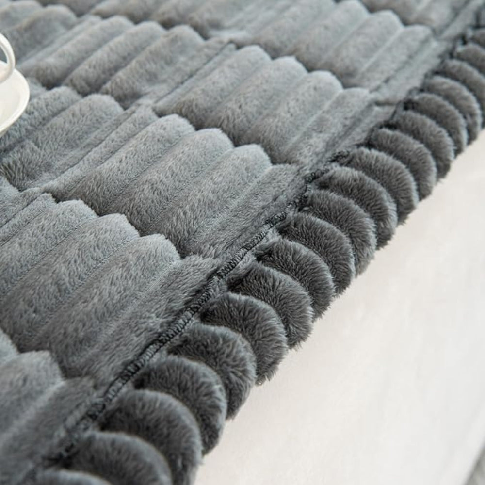 Flannel Sofa Cover Quilted Design