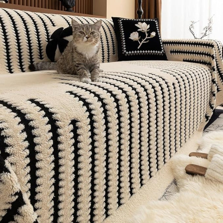 Sofaovertræk Vintage Tuftet Mikrofiber Design