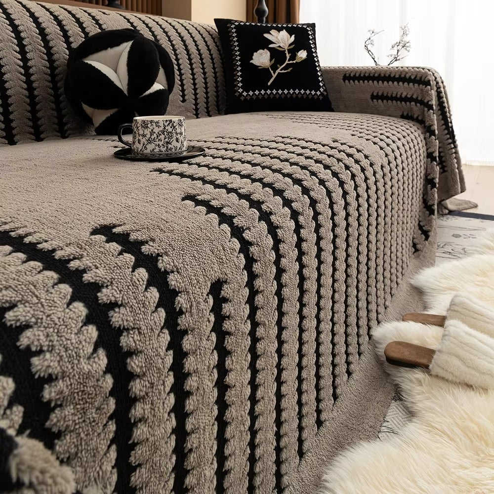 Sofaovertræk Vintage Tuftet Mikrofiber Design