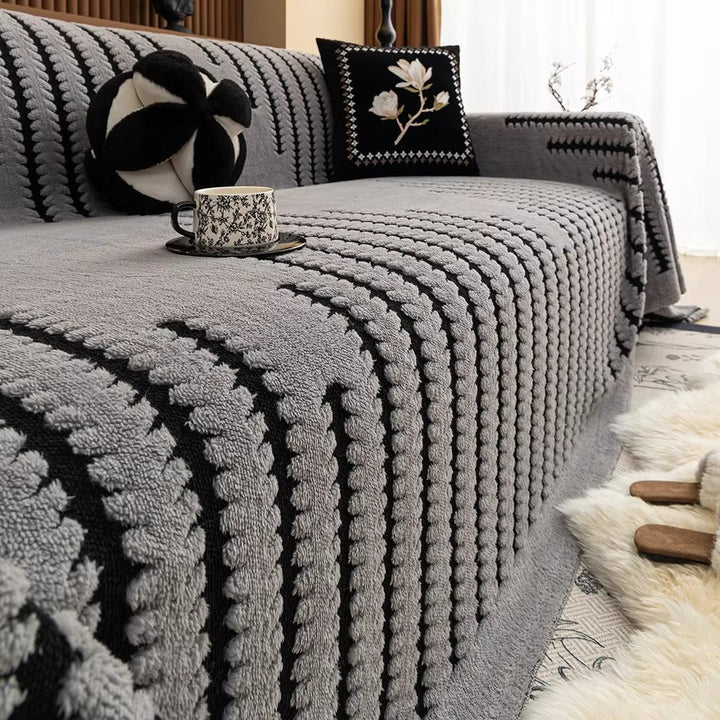 Sofaovertræk Vintage Tuftet Mikrofiber Design