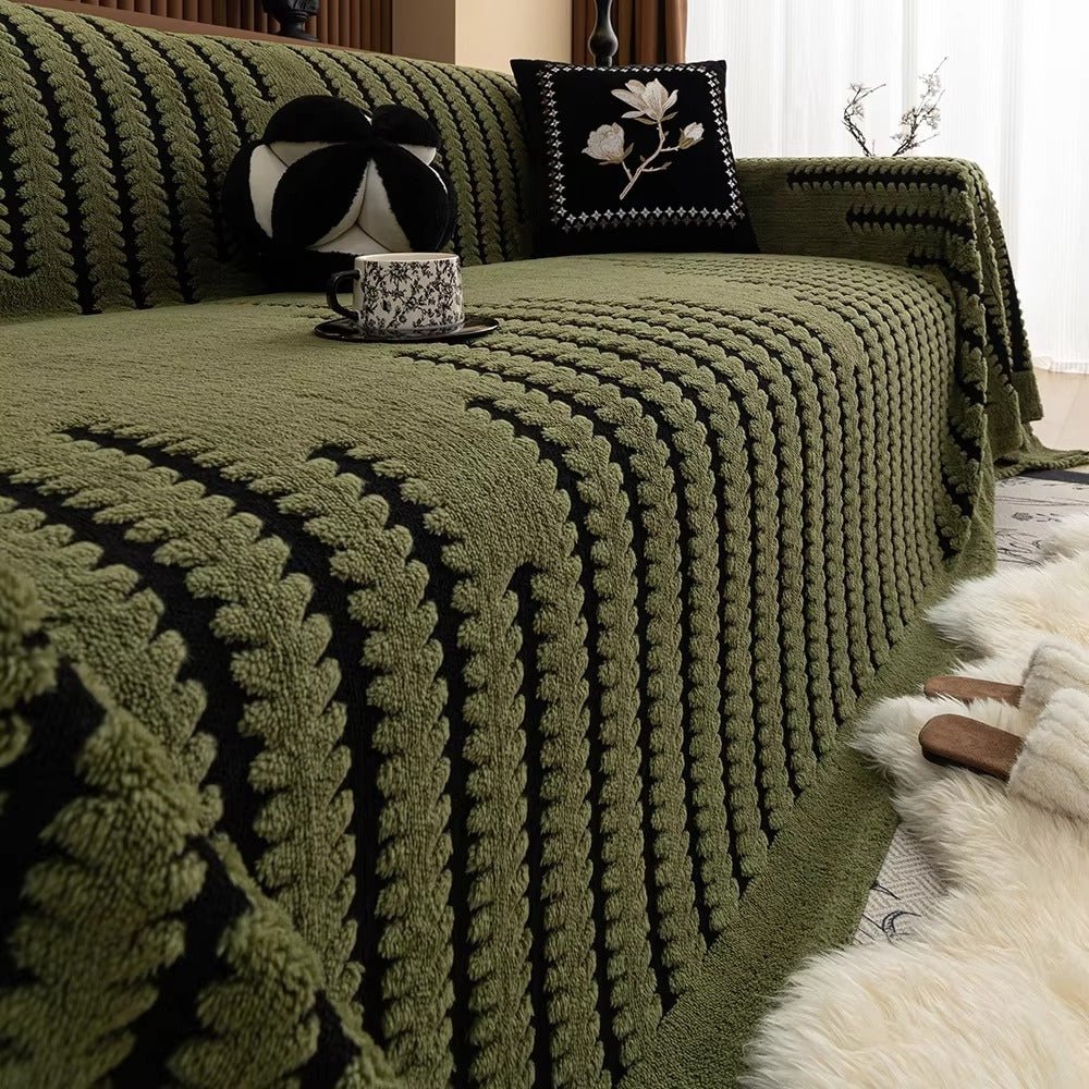 CouchGuard – Luksuriøs sofaovertræk med skridsikker bagside