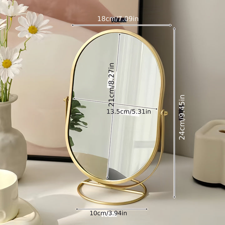 360° Udsigt – Elegant Makeup Spejl til Hver Vinkel