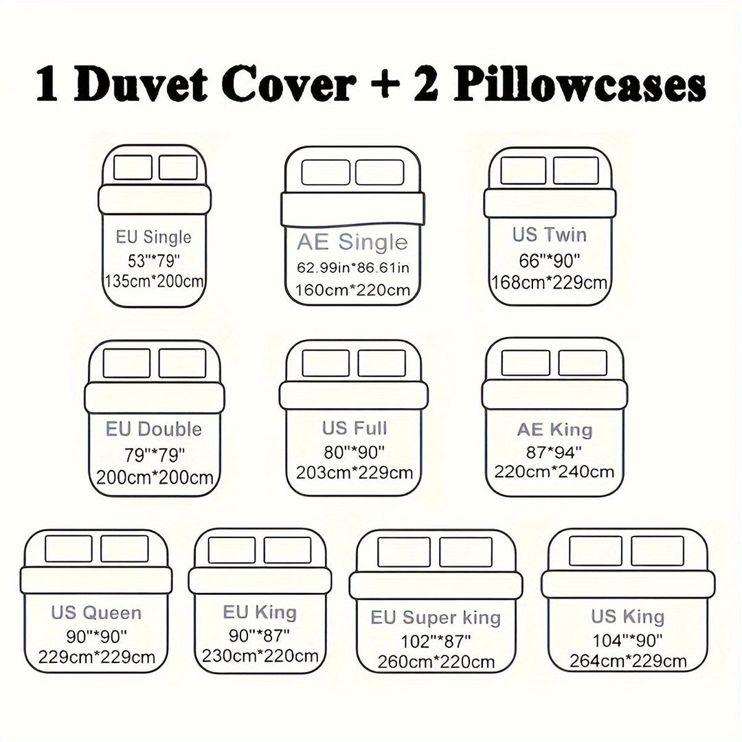 Ultra Blød Plush Duvet Cover Sæt med Lynlås - Luksus &amp; Komfort