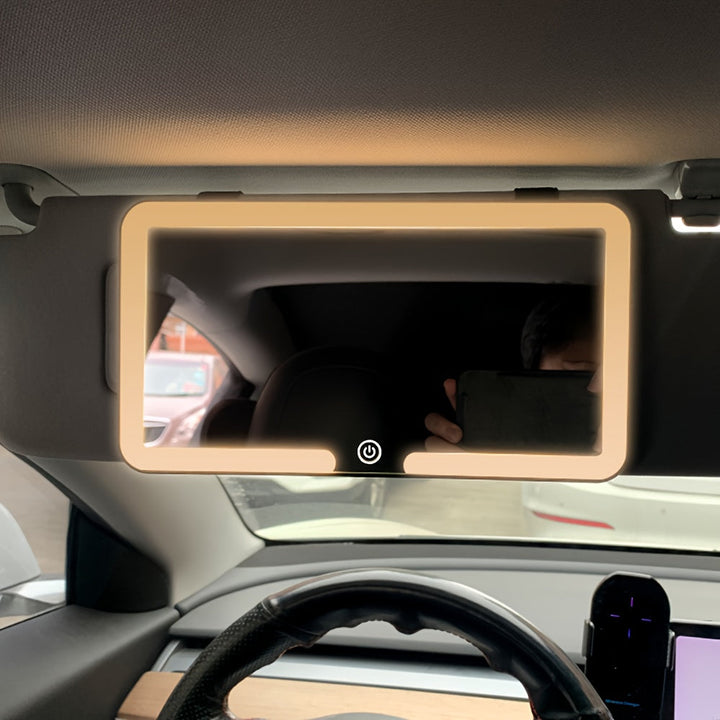 GlowMirror – Dæmpbar Makeup Spejl med USB Opladning