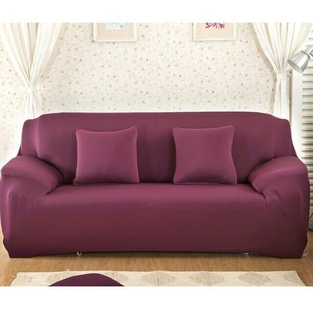 Magisk Sofa Cover Strækbar - Ensfarvet (pude er ikke inkluderet)