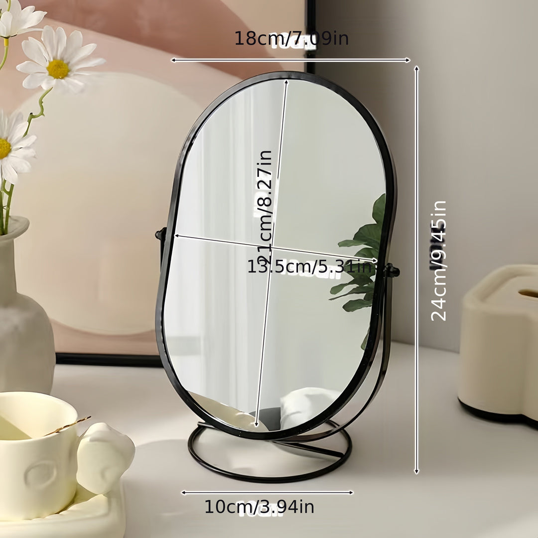 360° Udsigt – Elegant Makeup Spejl til Hver Vinkel