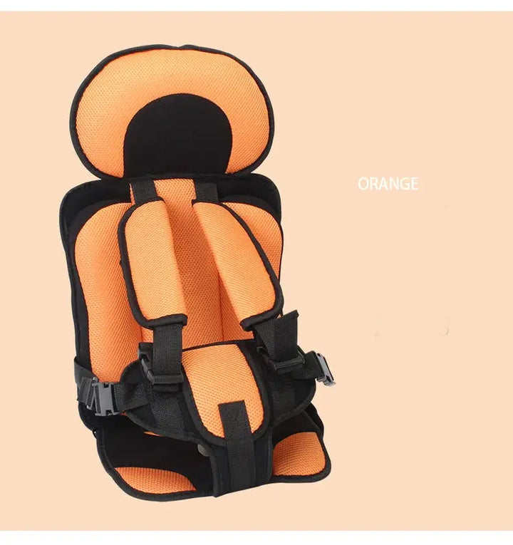 Bærbar Børne Rejsebil Sæde | Foldbar Sikkerheds Booster med 5-Punkts Sele | Alder 0–12 År