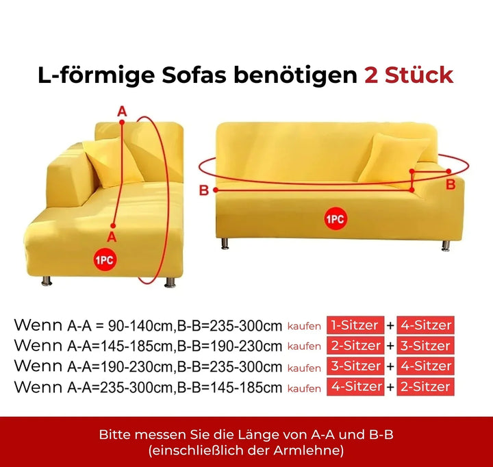 SofaGuard™ | Elastisk Velour Sofa Betræk, der Sparrer Dig For Penge