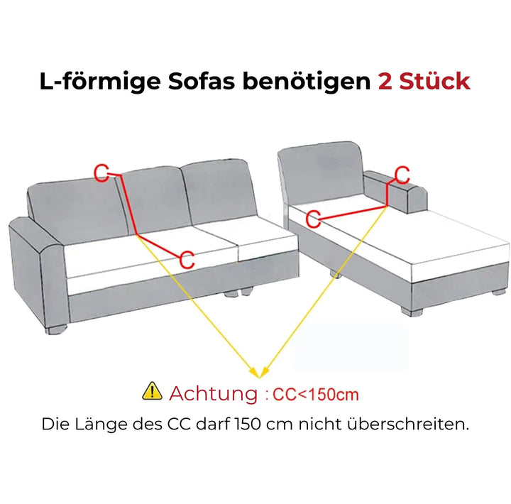 SofaGuard™ | Elastisk Velour Sofa Betræk, der Sparrer Dig For Penge