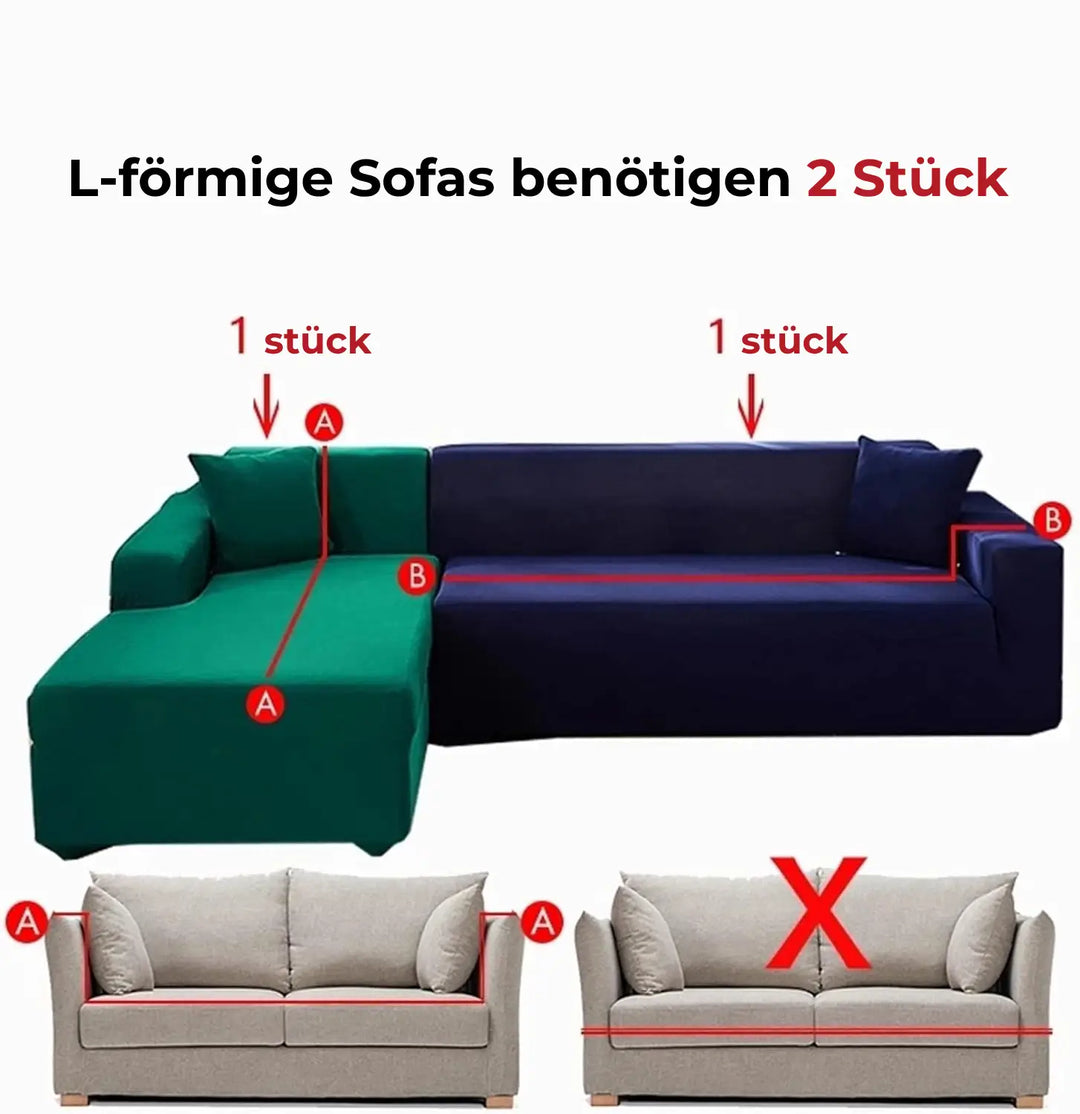 SofaGuard™ | Elastisk Velour Sofa Betræk, der Sparrer Dig For Penge