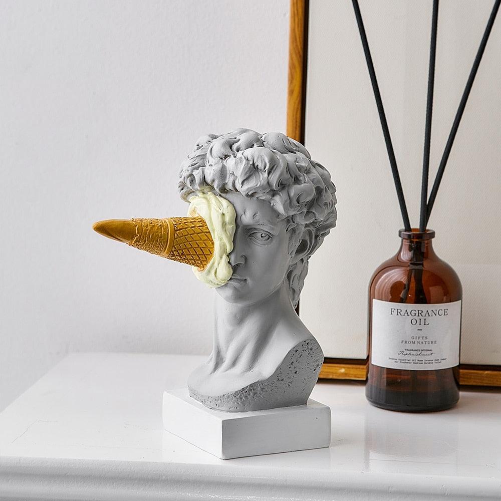Figur Is Dessert Kunst Skulptur
