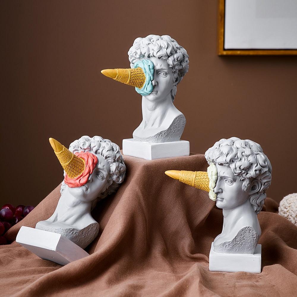 Figur Is Dessert Kunst Skulptur