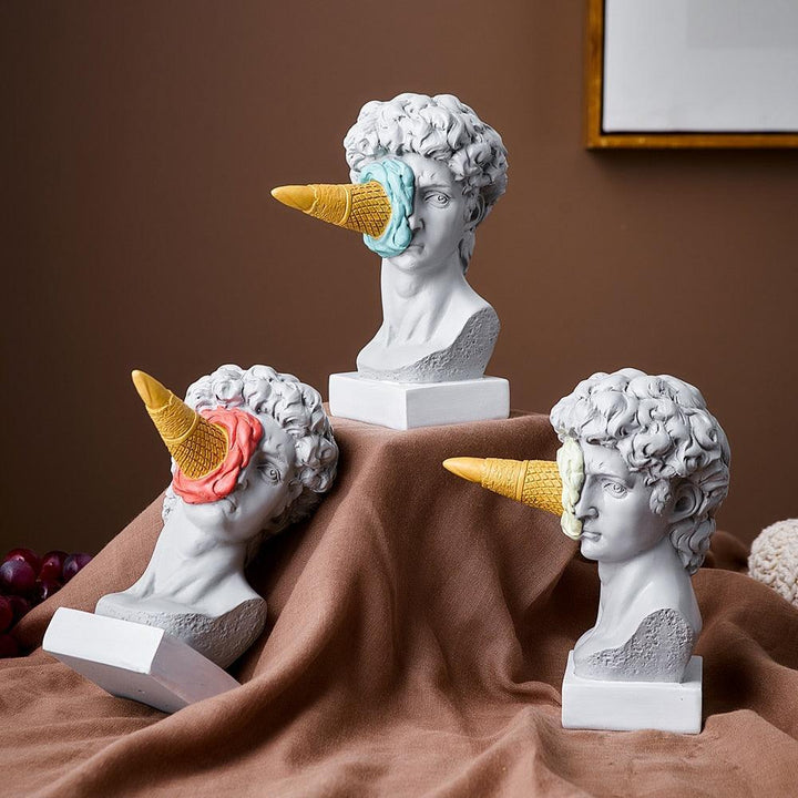 Figur Is Dessert Kunst Skulptur