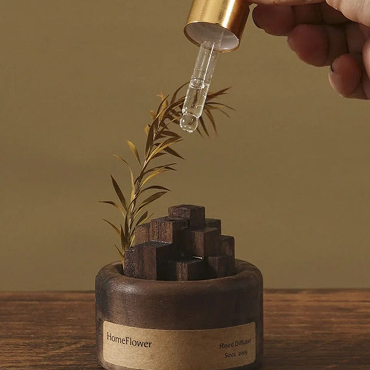 Naturlig Duftdiffuser | Massivt Træ