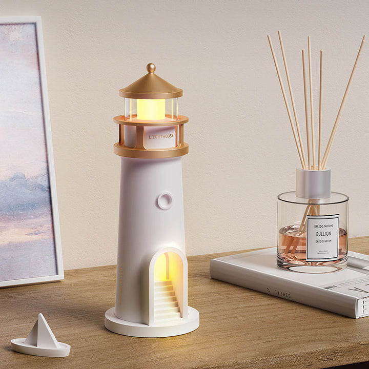 Lysfyr Højttaler Bluetooth Lampe Måneskinns Ambient Lys Bedste Gave