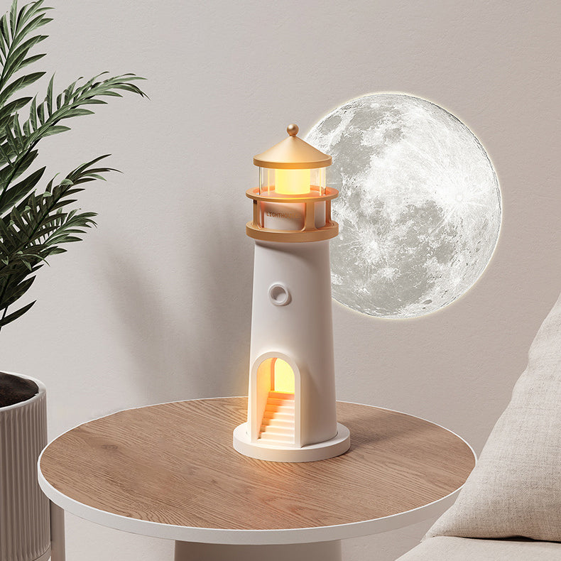 Lysfyr Højttaler Bluetooth Lampe Måneskinns Ambient Lys Bedste Gave