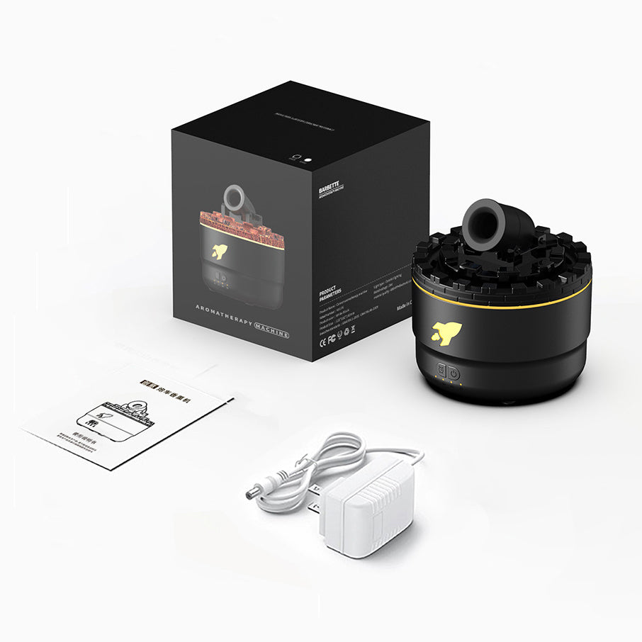 Cannon Luftfugter Aroma Diffuser Vanddamp Nattelys Lava Perfekt Gave