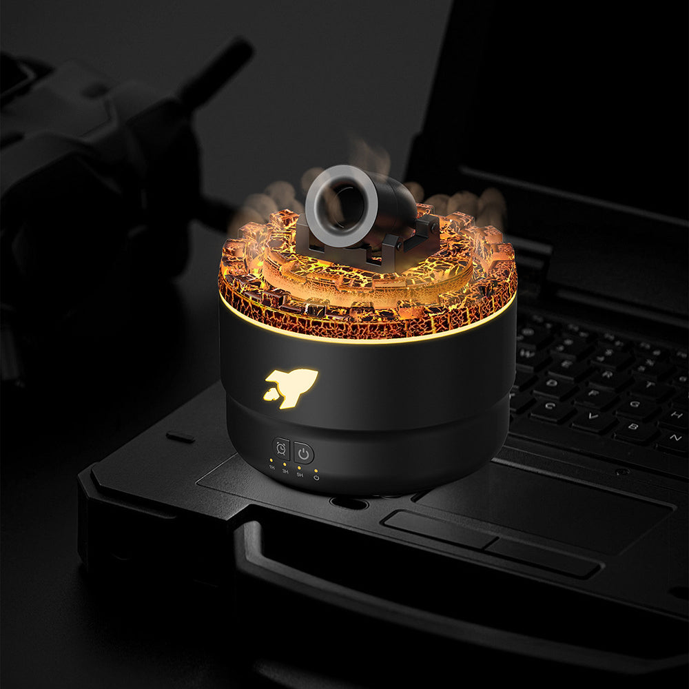Cannon Luftfugter Aroma Diffuser Vanddamp Nattelys Lava Perfekt Gave
