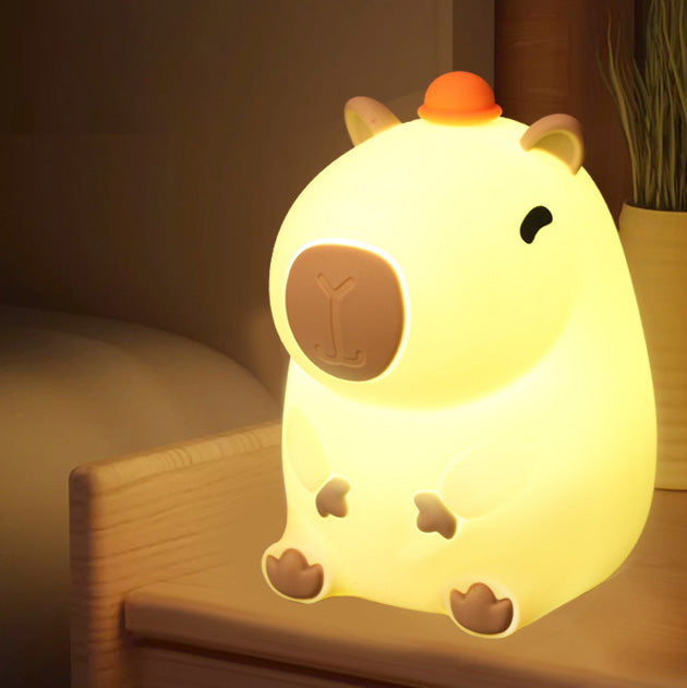 Bedårende Capybara Nattelys