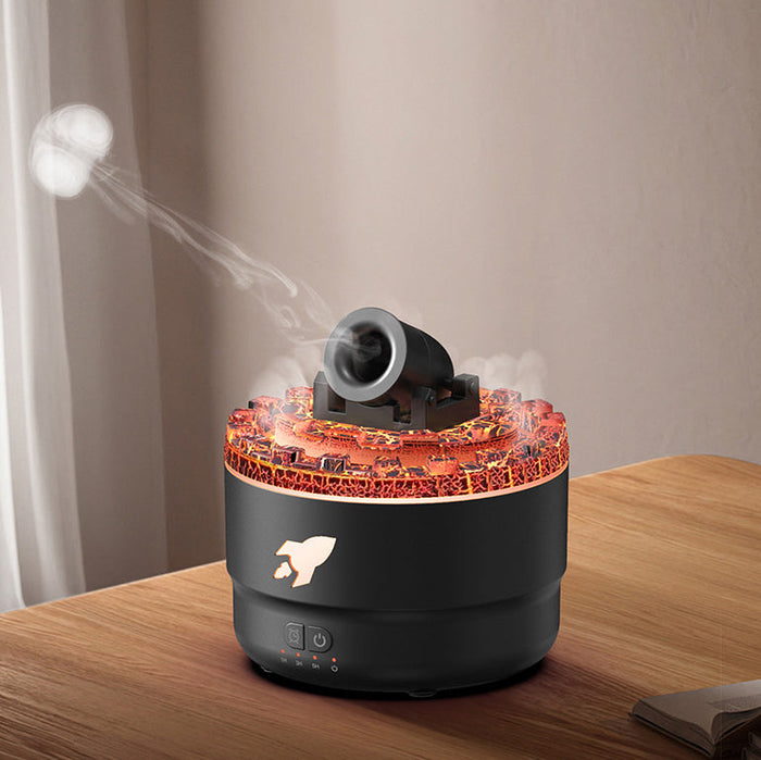 Cannon Luftfugter Aroma Diffuser Vanddamp Nattelys Lava Perfekt Gave