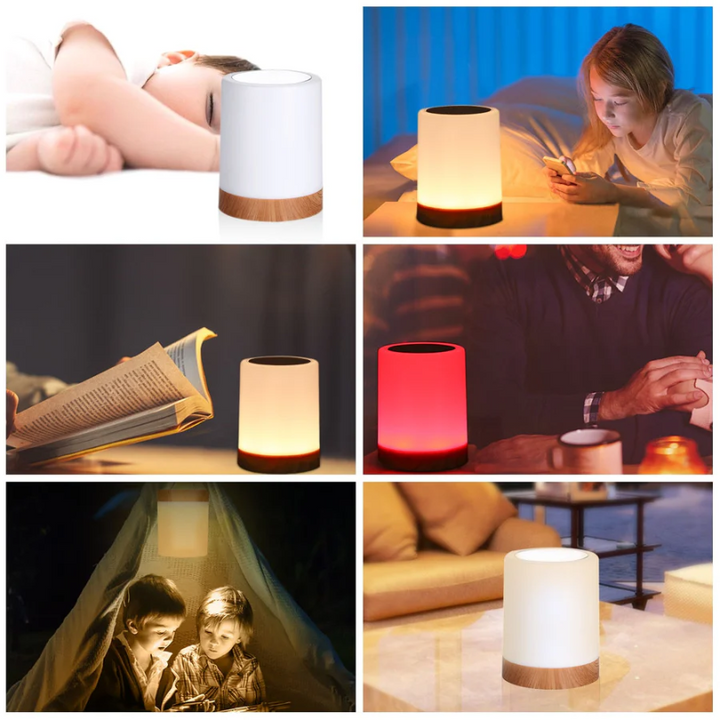 Dæmpbar Natlampe med Elegant Design - LuxeTouch