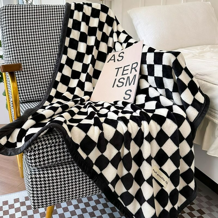 PlaidComfort | Ternet flanell tæppe