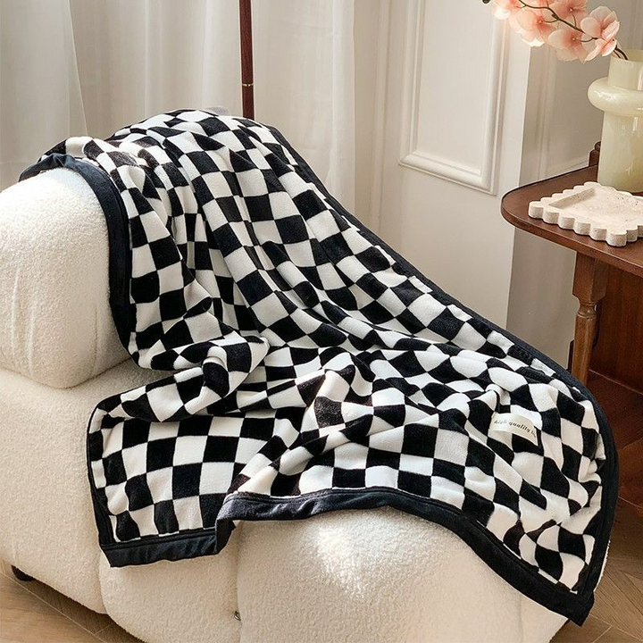 PlaidComfort | Ternet flanell tæppe
