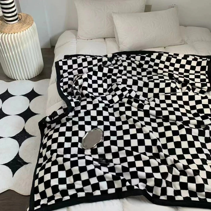 PlaidComfort | Ternet flanell tæppe