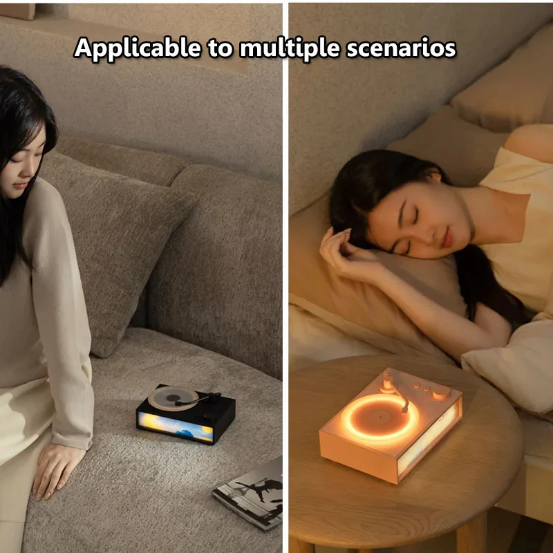 Aromaterapi Bluetooth Højttaler med Nattelys