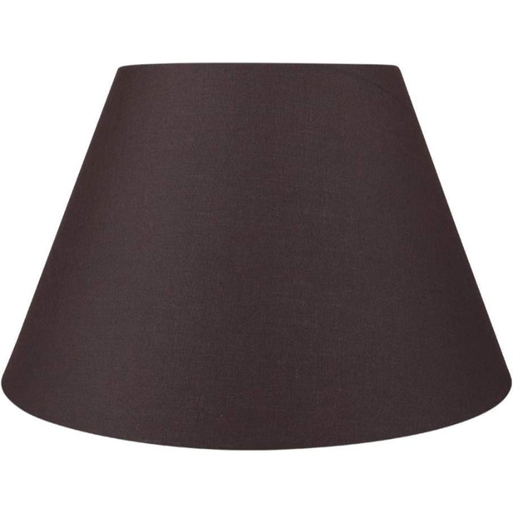 Mellem lampeskærm, tøndelignende lampeskærm til bordlampe og gulvlampe, 7x13x7.8 tommer, naturligt ventileret hør, håndlavet, spider (hvid)