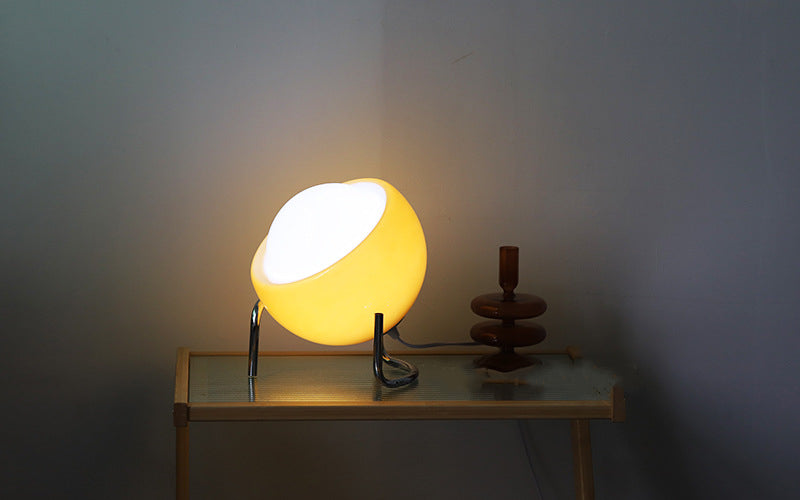RETRO GLAS BORDLAMPE - AMBIENT NORDISK NATTELYS