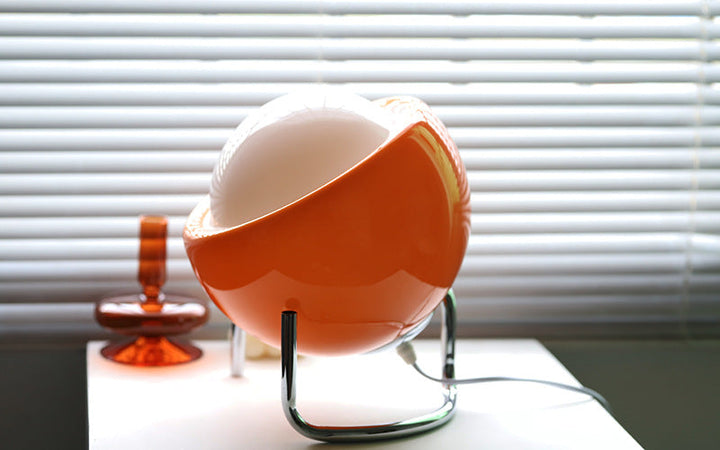 RETRO GLAS BORDLAMPE - AMBIENT NORDISK NATTELYS
